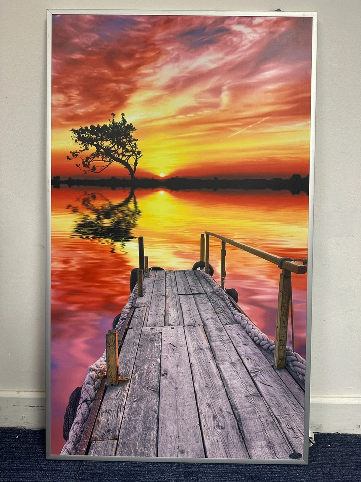 600W Infrared Heating Panel  - 1000x600mm - CLEARANCE - NO THERMOSTAT - silver - Image 1 of 1