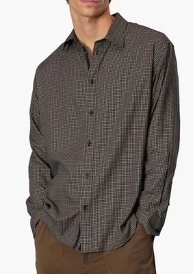 Rag & Bone Matthew Green Plaid Cotton Blend Relaxed Fit Shirt Sz SMALL NWT $268 - Image 1 of 4