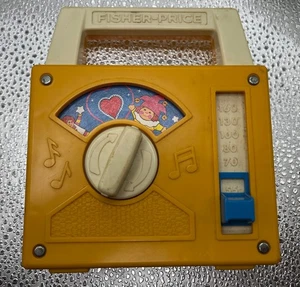 Vintage 1980 Fisher-Price When You Wish Upon A Star Toy Wind-Up Music Box Radio. - Picture 1 of 4