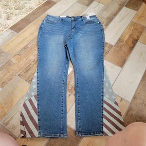 Neu mit Etikett Judy Blue Should've Been A Cowboy Americana Flagge Jeans Gr. 22W Übergröße NEU - Bild 1 von 4