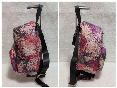 Mochila Mochila Mochila Acolchada Estampado Floral Foto 1 de 4