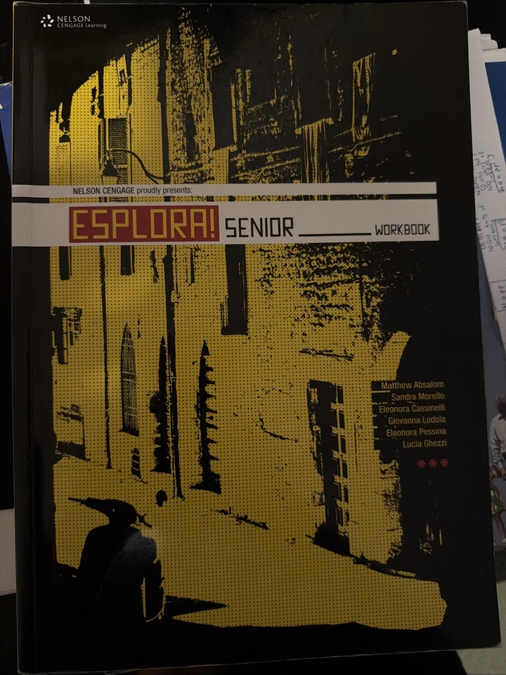 Esplora! Senior Workbook with DVD  Workbook by Lucia Ghezzi Italian Textbook - Image 1 of 2