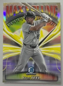 2025 Bowman Chrome Kyle Teel Max Volume #MV-2 White Sox - Picture 1 of 2