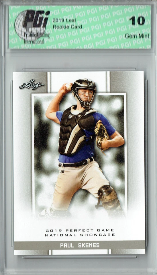 Paul Skenes 2019 Leaf Perfect Game #267 1st Card Ever! Catcher Rookie Card PGI - Image 1 of 1