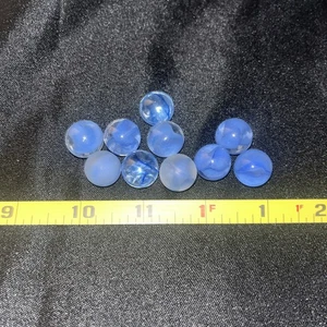 Vintage Marble King Cat's Eye .60” A Lot Of 10 - Picture 1 of 6