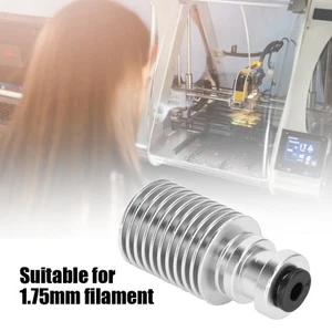 Heatsink Extruder Silver Stainless Steel 1.75mm Filament Upgrade Accessories BEA - Picture 1 of 11