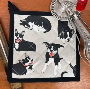 Farm Dog Square Pot Holder | Cotton | Australian Design  - Picture 1 of 2