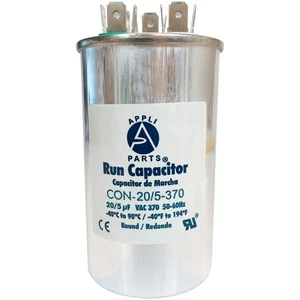 Appli Parts Dual Run Capacitor for ac 20+5 Mfd uF (microfarads) 370VAC CBB65 Rou - Picture 1 of 8