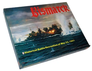 BISMARCK AVALON HILL 1978 ***UNPUNCHED*** VTG WWII NAVAL BATTLE RECREATION GAME - Picture 1 of 10