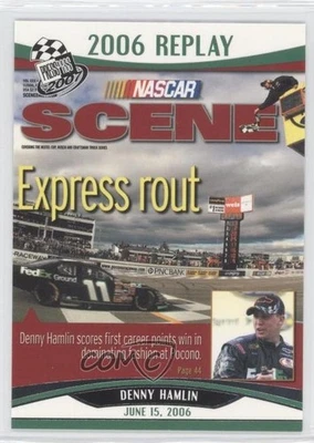 2007 Press Pass NASCAR Scene Denny Hamlin #90 - Image 1 of 2