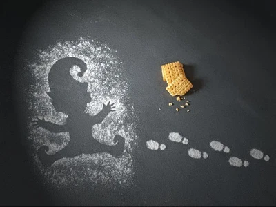 Wichtelspuren-Schablone - Bild 1 von 2