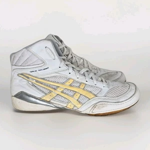 2006 Asics Split Second VI Rare Wrestling Shoes Sz 12 White / Gum Boxing MMA VTG - Picture 1 of 8