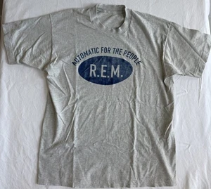 Vintage R.E.M. T-shirt - Men’s Lg - Grey - Everybody Hurts REM *see Pics* - Picture 1 of 11