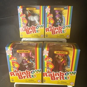 Rainbow Brite Figurine Lot of 4 Figures 40th ANV Red Pink Stormy Starlite New - Picture 1 of 5