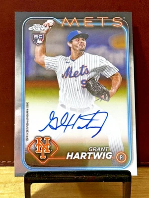 2024 Topps Chrome - Rookie Auto Grant Hartwig #RA-GH (RC) - Image 1 of 2