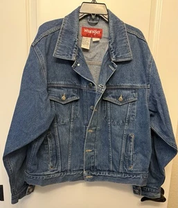 Vintage Wrangler Rugged Wear Jacke Herren XL blau Denim gezeigt einige Ware siehe Bilder - Bild 1 von 11
