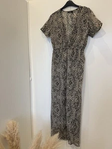 boohoo Leopard Print kimono Kaftan Size 10 - Picture 1 of 4