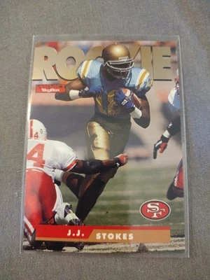 1995 Skybox Impact - J.J. Stokes #178 (RC) - Image 1 of 2
