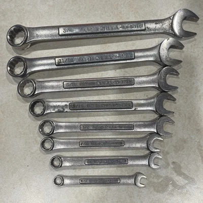 Llaves Craftsman Vintage 3/4 11/16 5/8 9/16 1/2 7/16 3/8 15/16 VA Series Foto 1 de 2