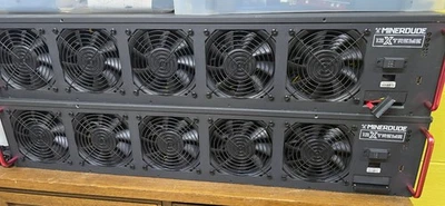 Lot of 2 Minerdude Octominer GPU 12 Card Mining Rig AI/Compute Ready 4200W 240V - Image 1 of 4