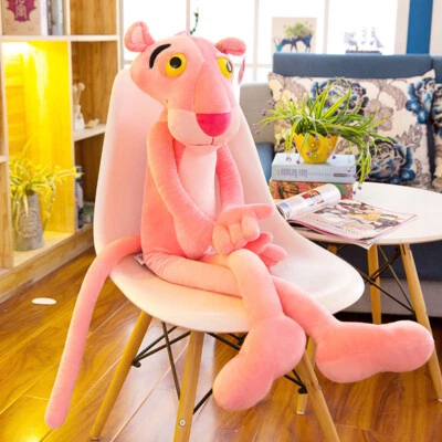 160cm Stofftier Pink Panther Plüschtier Kuscheltier Film Rosa Stofffigur Sammeln - Bild 1 von 2