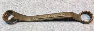 Vintage S-K 33520 5/8” X 11/16” 12 Point Large Offset Box End Wrench - Picture 1 of 8