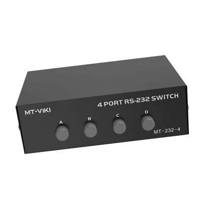 RS232 4Port Serial 9pin Switch Manual Selector Box Out for Computer - Image 1 of 4