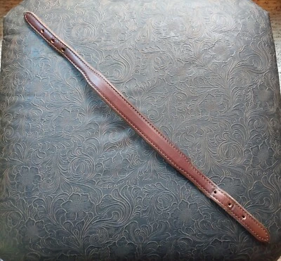 Vintage Congress Cut Leather Crown Strap for Western Show Halter - Image 1 of 4