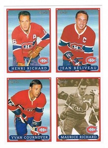 1993 O-Pee-Chee Montreal Canadiens 5x7 Beliveau Maurice Henri Richard Cournoyer