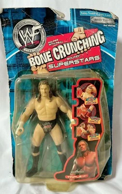 💪🔥 1997 WWF Triple H boneco 🥊 Jakks Bone Crunching Action 💥 MOC - Imagem 1 de 3
