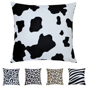 Funda de almohada con estampado de leopardo animal sofá hogar automóvil oficina cubierta de cojín cuadrado - Imagen 1 de 6
