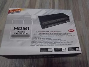 ULTRA DHMI AUDIO EXTRACTOR 4KX2K 3 PORT HDR SEALED NEW - Picture 1 of 10