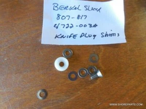 Knife Plug Shims Kit for Berkel 807 & 817 Slicers Replaces 4722-03A - Picture 1 of 1