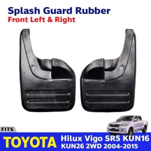 Mud Splash Guard Rubber Front Fits Toyota Hilux Vigo SR5 2WD Truck 2004-15 EBEZ - Picture 1 of 7