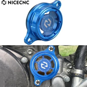Cubierta de tapa de filtro de aceite transparente para Yamaha YZ450F 2010-2022 YZ450FX 2016-2023 - Imagen 1 de 9