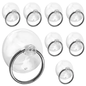 12pcs Suction Cup With Ring 1.2"/30mm Clear Key Ring Suction Cups Sucker For Win - Picture 1 of 7