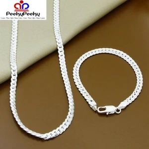 2 Stück Choker Armband Set versilbert Gliederkette Party Damen Mode Halskette - Bild 1 von 12