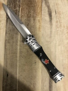 Large Outdoor Survival Tactical Russian Folding Knife - Bild 1 von 8