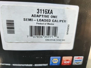 NAPA Adaptive One 3116XA  Semi-Loaded Caliper Remanufactured - Picture 1 of 1