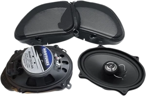 10-13 for Harley Road Glide Custom FLTRX HOGTUNES Front Speakers 5"x7' 3572-AA - Picture 1 of 1