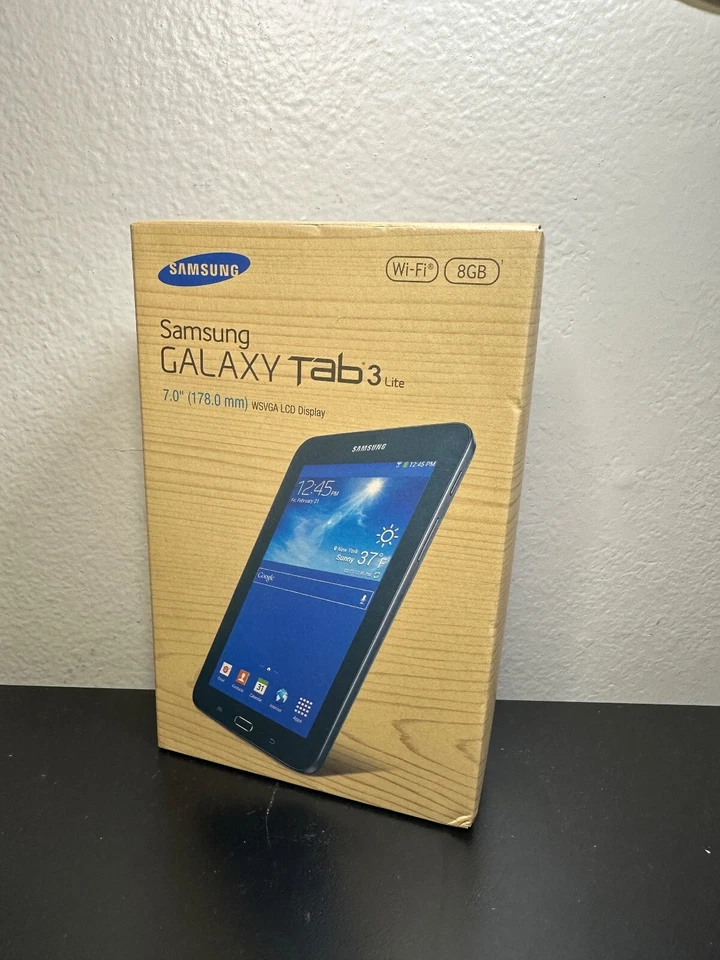 NEW Samsung Galaxy Tab 3 Lite 7.0 8GB SM-T110 Dark Gray Tablet - GRAY - Image 1 of 3