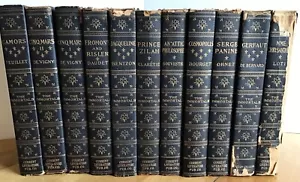 11 vols-Masterpieces of French Fiction/The Immortals/Current Literature Pub 1908 - Picture 1 of 18