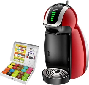 Nescafe MD9771-WR Dolce Gusto Genio 2 Premium Wine Red 1L AC100V NEW from Japan - Picture 1 of 1