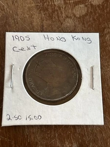 1905 Hong Kong 1 Cent - Picture 1 of 3