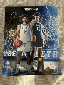 Cameron Boozer/Cayden Boozer Signed 8x10 Photo PSA/DNA Duke  Autograp - Picture 1 of 4