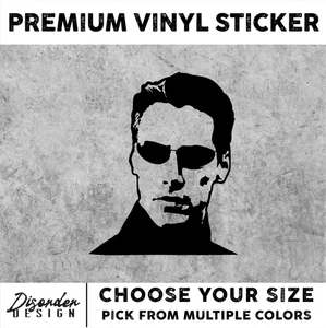 MATRIX NEO [PEGATINA DE VINILO]-para coche/camión VENTANA-PORTÁTIL-CARPETA-U ELIGE COLOR/TAMAÑO - Imagen 1 de 6