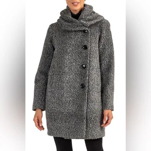 Sofia Cashmere Wool Alpaca Blend Coat Size 10 NEW - Picture 1 of 6
