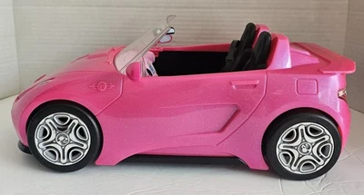 Muñeca Barbie Mattel 2016 rosa brillo coche deportivo convertible 2 plazas Foto 1 de 4