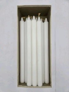 Stearine Brand Cathedral Candle Company Molded 11" Short 4's 21 Candles - Picture 1 of 7