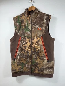 Under Armour X Real Tree Lia Storm Camouflage Bodywarmer Gilet Size Large 0099 - Picture 1 of 23